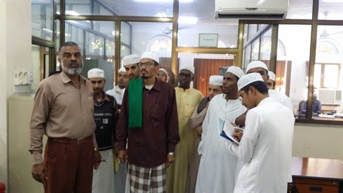 نزول ميداني لطلاب جامعة الأحقاف محافظة حضرموت تريم  السجل العقاري سيؤن