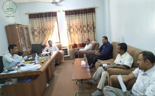 كلية هندسة وعلوم الحاسوب بجامعة الأحقاف تقيم اجتماعا لأعضاء هيئة التدريس (3)