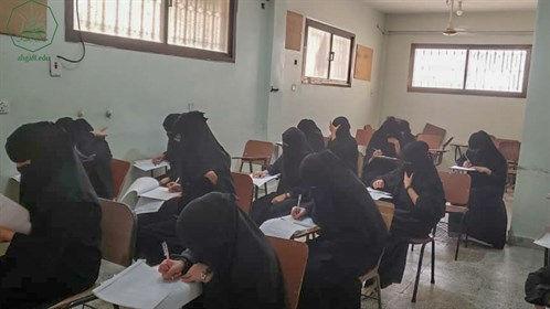 كلية البنات تدشن الإمتحانات النهائية للفصل الدراسي الثاني العام الجامعي 2021-2022م (2)