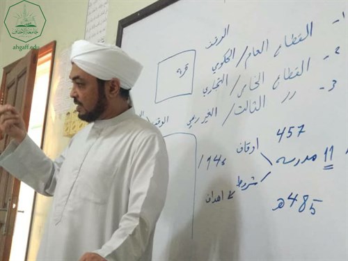 عميد كلية الشريعة والقانون يلتقي الدكتور أحمد بن علوي السقاف الباحث في شؤون الأوقاف (2)