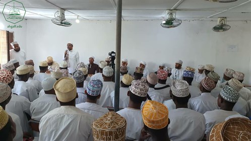 نائب رئيس جامعة الاحقاف والوفد المرافق له في ضيافة معهد الجنيد الإسلامي (6)