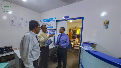 جامعة الأحقاف تستقبل رئيس جامعة العادل برئاسة الجامعة (10)