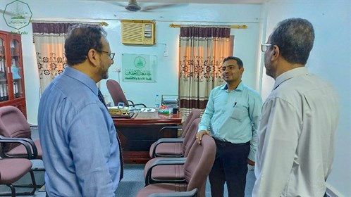 جامعة الأحقاف تستقبل رئيس جامعة العادل برئاسة الجامعة (11)