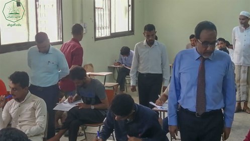 جامعة الاحقاف تدشن الإمتحانات النهائية للفصل الدراسي الثاني العام الجامعي 2021-2022م (2)