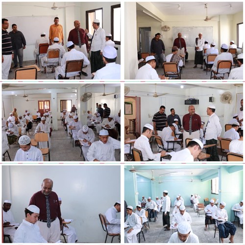 الأمين العام للجامعة يُدشّن امتحانات الفصل الدراسي الأول بكلية الشريعة والقانون بالمكلا