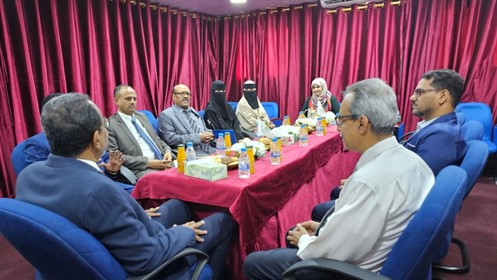 فريق لجنة التصنيف العليا بوزارة التعليم العالي والبحث العلمي يختتم زيارته لجامعة الأحقاف 1