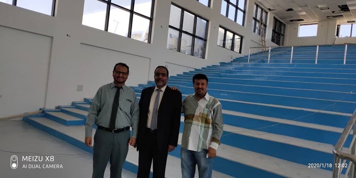 وفد جامعة الأحقاف يزور جامعة العادل بعدن