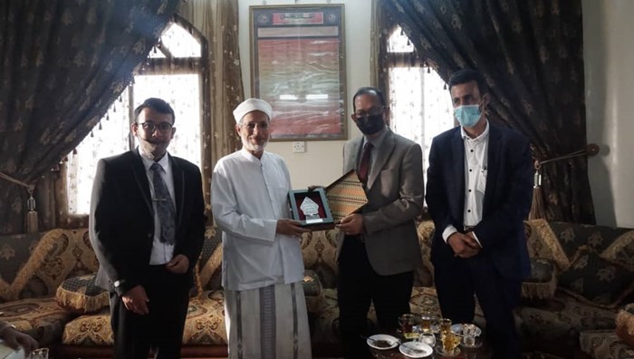 رئيس جامعة الاحقاف يستقبل السفير الاندونيسي باليمن وسلطنة عمان