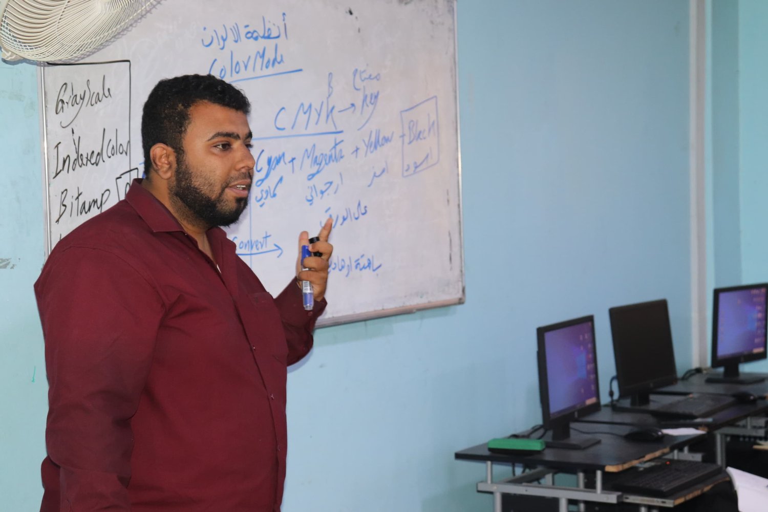 مركز بحوث حضرموت يدشن دفعة جديدة من دبلوم الجرافيكس بالمكلا