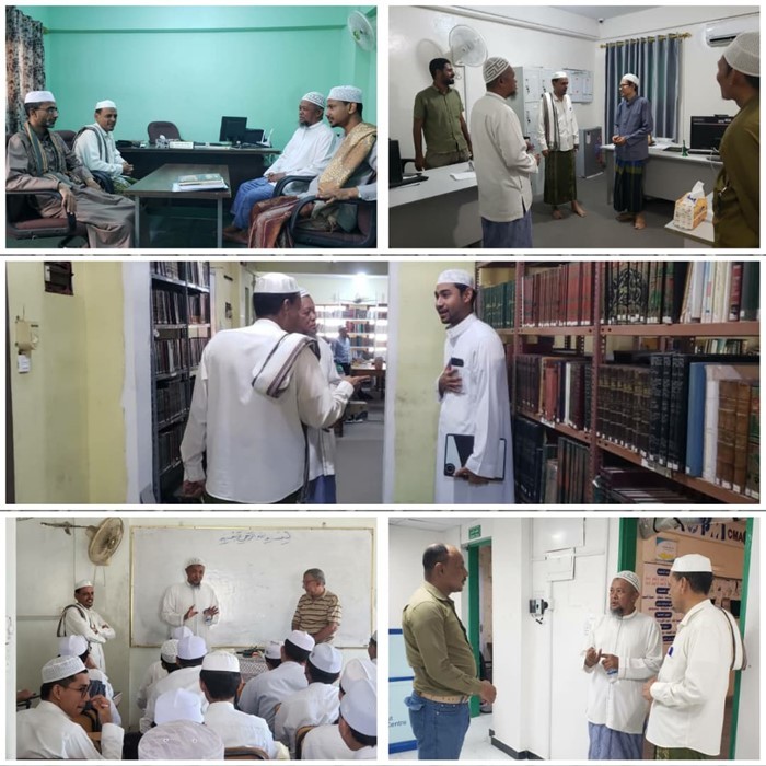 الشيخ رشدي تولاماك مؤسس معهد إنسان مدني الإندونيسي يزور جامعة الأحقاف