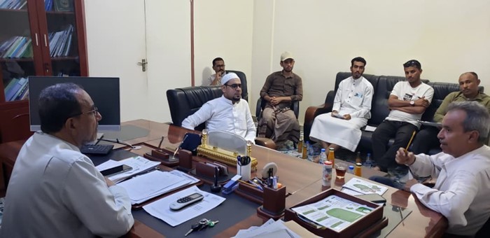 رئيس اللجنة التحضيرية للمؤتمر العلمي الدولي الثاني يطلع على سير الاستعدادات لانعقاد المؤتمر